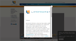 Desktop Screenshot of lipapromet.hr