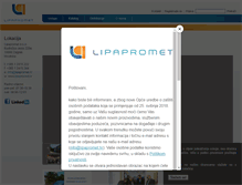 Tablet Screenshot of lipapromet.hr